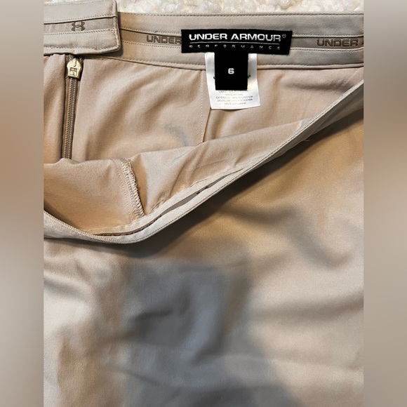 Tan Under Armor Skort - Size 6 - Picture 5 of 5